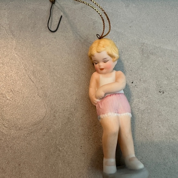 Vintage Just a Bit Independent H 1802 Bessie Pease Gutmann Figural Ornament New - Picture 3 of 4